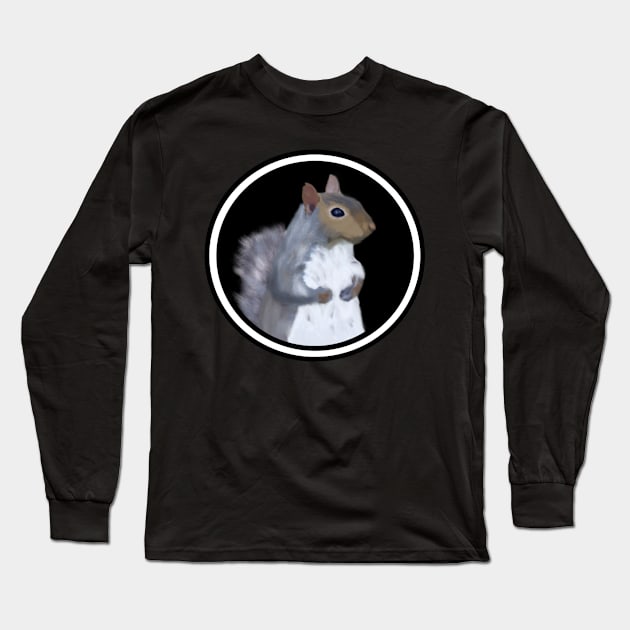 Shirley the Squirrel Long Sleeve T-Shirt by Chippy Media